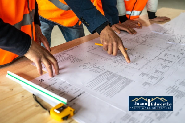See if you need a party wall agreement for building along boundary line Bedworth